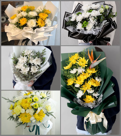 山东青岛即墨市移风店镇后古城村白事花束代送